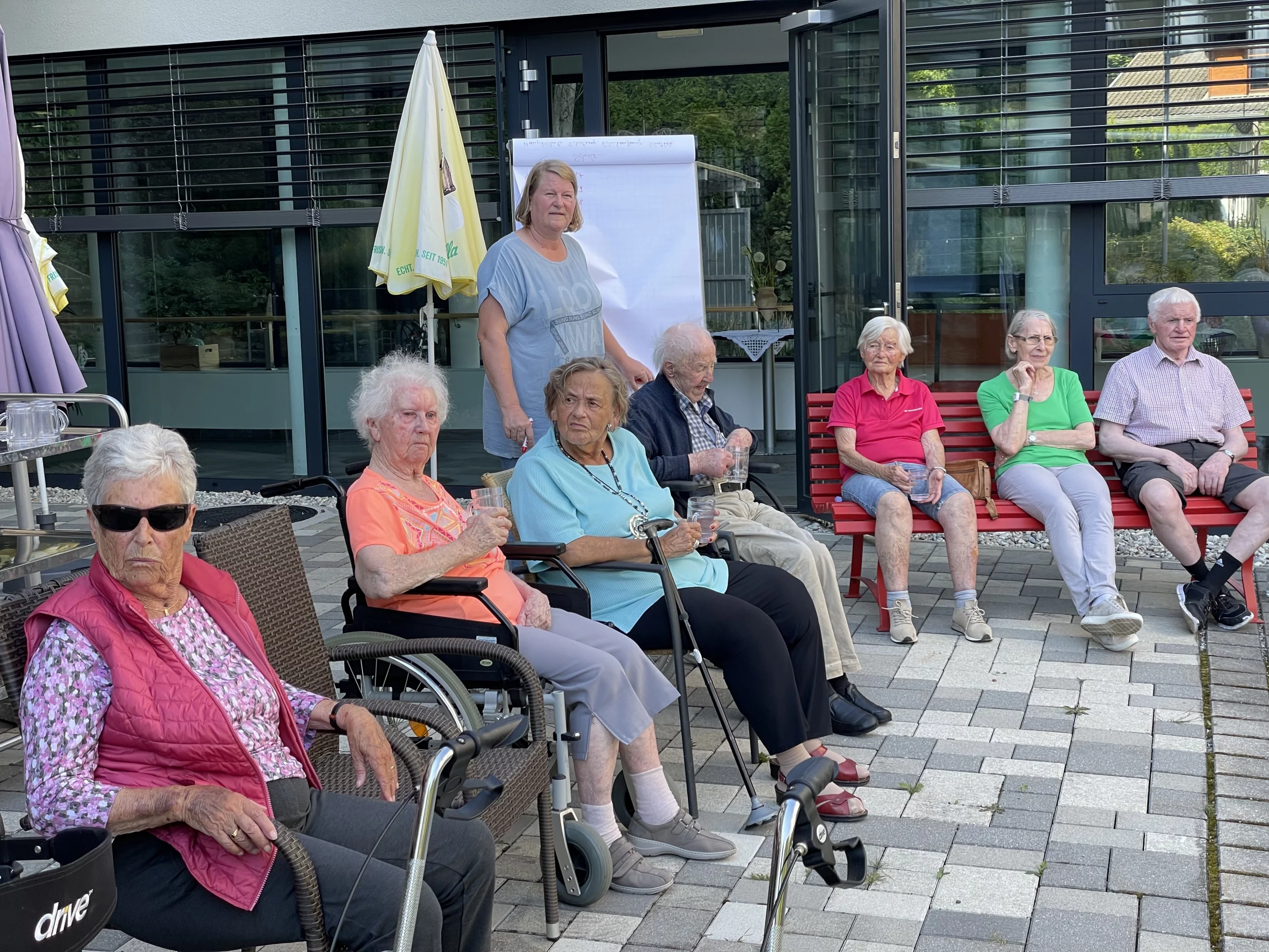Gruppenfoto von Senioren des Seniorenheim Bischofshofen